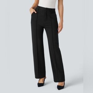HALARA Black Wide Leg Women's Pants